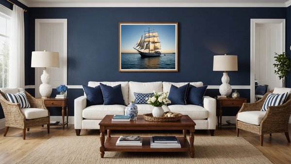 Décorez votre salon sur le thème marin avec une ganivelle